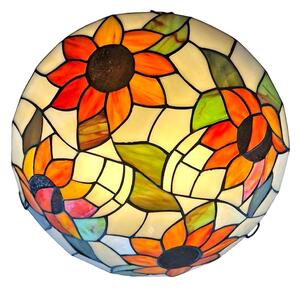 Brilagi - Tiffany vitrážové stropní svítidlo SUNFLOWER 2xE27/60W/230V pr. 40 cm