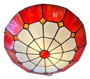 Brilagi - Tiffany vitrážové stropní svítidlo SIENNA 2xE27/60W/230V pr. 40 cm
