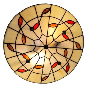 Brilagi - Tiffany vitrážové stropní svítidlo FOLIA 3xE27/60W/230V pr. 40 cm