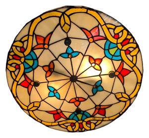 Brilagi - Tiffany vitrážové stropní svítidlo MIRABELLA 3xE27/60W/230V pr. 40 cm