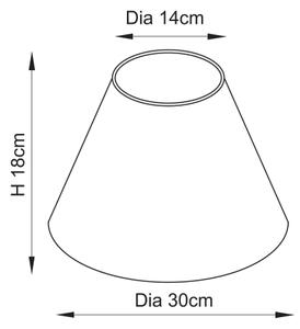 Endon 122515 - Stolní lampa AVEBURY 1xE27/10W/230V mosaz/zelená