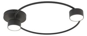 Stropní svítidlo LUCIO 2 – černé, 2× GX53, šířka 48 cm
