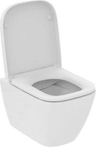 Ideal Standard i.life S WC balíček RimLS+, závěsný klozet s WC sedátkem, bílý, T473801