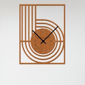 Dřevo života | Nástěnné hodiny RETRO Zvolte barvu dekoru: Třešeň | Velikost hodin: 31x40 | Barva ručiček: Černé