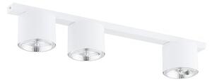 Stropní svítidlo NANO 3 – bílé, 3× GU10 AR111, šířka 70 cm