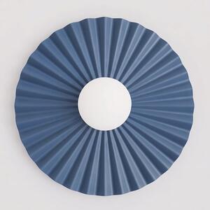 Nástěnné svítidlo UMBRA K1 L – tlumeně modré, bílé sklo, 1× G9, šířka 35 cm