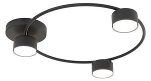 Stropní svítidlo LUCIO 3 – černé, 3× GX53, šířka 48 cm