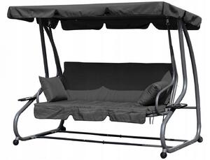 Zahradní houpačka Modern Home G2025-B GREY 100x160 cm šedá