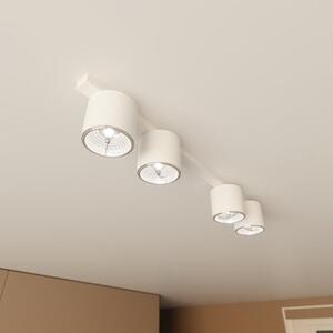 Stropní svítidlo NANO 4 – bílé, 4× GU10 AR111, šířka 90 cm