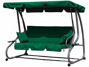 Zahradní houpačka MultiGarden G2025-B GREEN 110x160 cm zelená