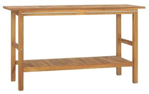 Koupelnová skříňka masivní teak 132 x 45 x 75 cm 318482