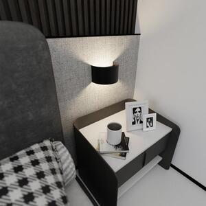 Nástěnné svítidlo FOLD – černé, 1× G9, šířka 20 cm