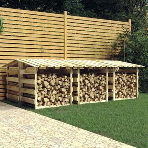 Pergoly se střechou 6 ks 100x90x100 cm impregnovaná borovice 3096647