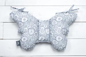 Stabilizační polštářek Sleepee Butterfly pillow šedá