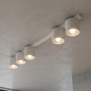 Stropní svítidlo NANO 5 – bílé, 5× GU10 AR111, šířka 116 cm