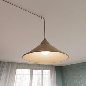 Závěsné svítidlo ABRAMO 2 – moka, 2× E27, šířka 400 cm
