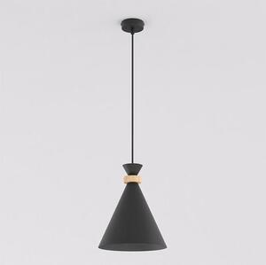 Závěsné svítidlo ZERO 1 – černé, 1× E27, šířka 23 cm