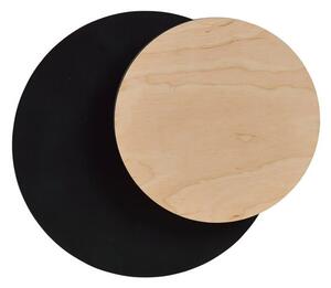 Nástěnné svítidlo CIRCLE 1A – černé, 1× G9, šířka 22 cm