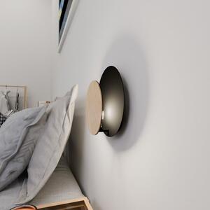 Nástěnné svítidlo CIRCLE 1A – černé, 1× G9, šířka 22 cm