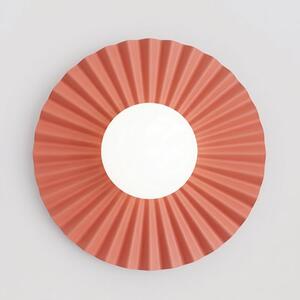 Nástěnné svítidlo UMBRA K1 M – korálové, bílé sklo, 1× G9, šířka 25 cm