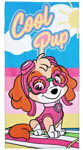 Dívčí plážová osuška Tlapková patrola - Paw Patrol - motiv Cool Pup - 100% bavlna - 70 x 140 cm