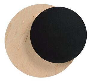 Nástěnné svítidlo CIRCLE 1B – černé, 1× G9, šířka 22 cm