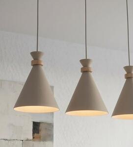Závěsné svítidlo ZERO 3 – moka, 3× E27, šířka 78 cm