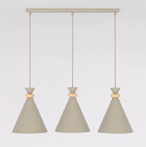 Závěsné svítidlo ZERO 3 – moka, 3× E27, šířka 78 cm