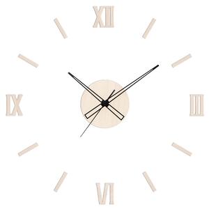 Dřevěné designové hodiny světle hnědé PRIM Remus - B