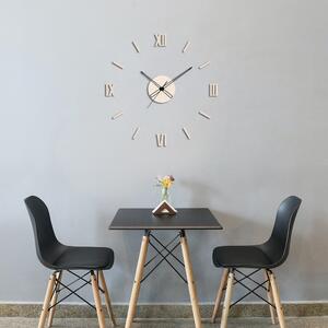 Dřevěné designové hodiny světle hnědé PRIM Remus - B