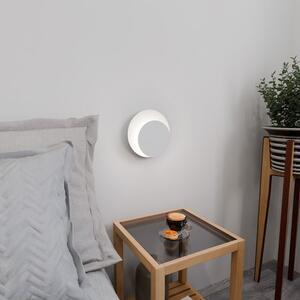 Nástěnné svítidlo CIRCLE 1C – bílé, 1× G9, šířka 22 cm
