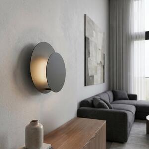 Nástěnné svítidlo CIRCLE 1C – černé, 1× G9, šířka 22 cm