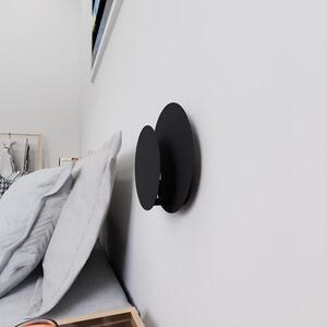 Nástěnné svítidlo CIRCLE 1C – černé, 1× G9, šířka 22 cm