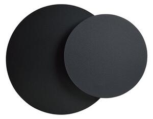 Nástěnné svítidlo CIRCLE 1C – černé, 1× G9, šířka 22 cm