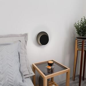 Nástěnné svítidlo CIRCLE 1C – černé, 1× G9, šířka 22 cm