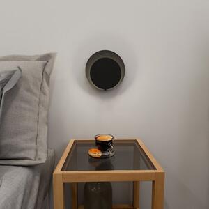 Nástěnné svítidlo CIRCLE 1C – černé, 1× G9, šířka 22 cm