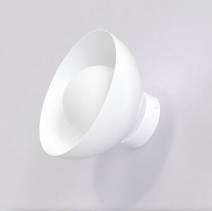 Nástěnné svítidlo BIBI K1 – celobílé, sklo, 1× G9, šířka 18 cm