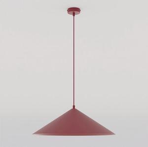 Závěsné svítidlo MONO 1L – vínové, opálové sklo, 1× E14, šířka 50 cm