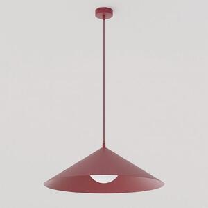 Závěsné svítidlo MONO 1L – vínové, opálové sklo, 1× E14, šířka 50 cm