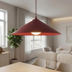 Závěsné svítidlo MONO 1L – vínové, opálové sklo, 1× E14, šířka 50 cm