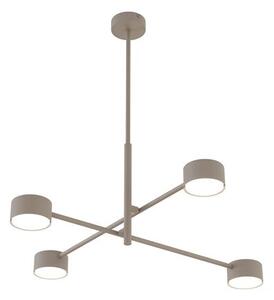 Stropní svítidlo NATSU 4 – moka, 4× GX53, šířka 64 cm