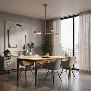 Stropní svítidlo NATSU 4 – moka, 4× GX53, šířka 64 cm