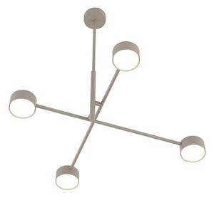 Stropní svítidlo NATSU 4 – moka, 4× GX53, šířka 64 cm