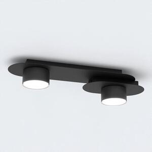 Stropní svítidlo STILO 2 – černé, 2× GX53, šířka 44 cm