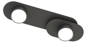 Stropní svítidlo STILO 2 – černé, 2× GX53, šířka 44 cm