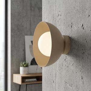 Nástěnné svítidlo BIBI K1 – moka, bílé sklo, 1× G9, šířka 18 cm