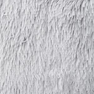 Dekorační polštář, šedý, 45 x 45 cm, umělá kožešina