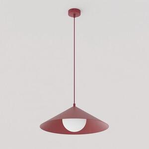 Závěsné svítidlo MONO 1M – vínové, opálové sklo, 1× E14, šířka 40 cm