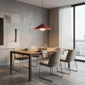 Závěsné svítidlo MONO 1M – vínové, opálové sklo, 1× E14, šířka 40 cm
