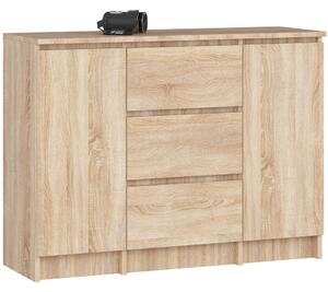 Ak furniture Komoda Girgo 100 cm dub sonoma